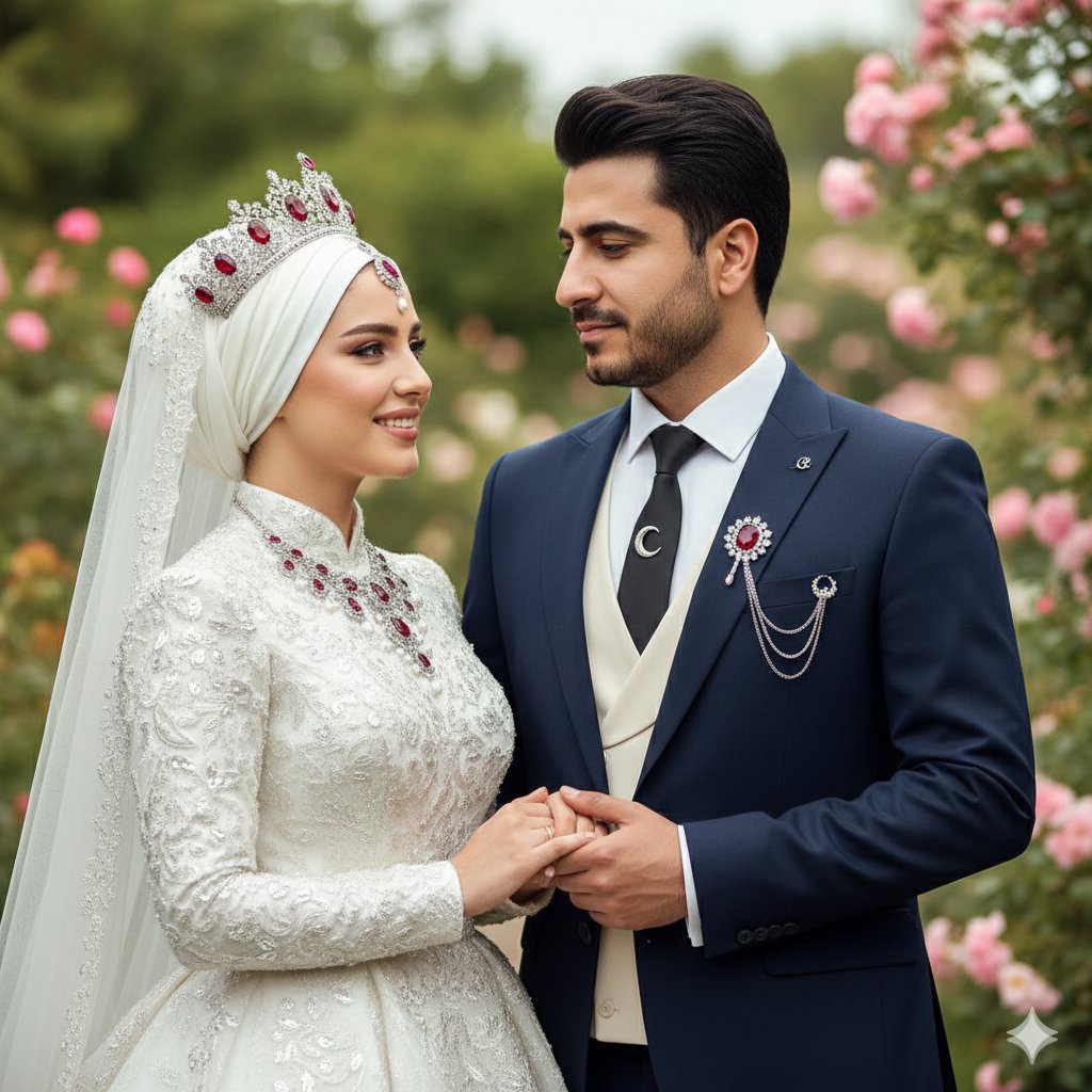 A Royal Union in a Rose Garden