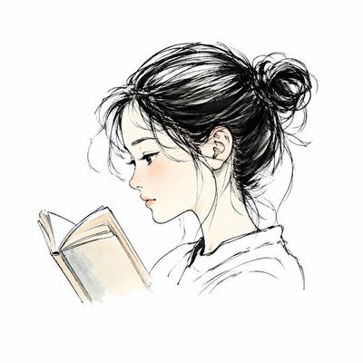 A nostalgic Heisei-era ink portrait captures two figures in profile