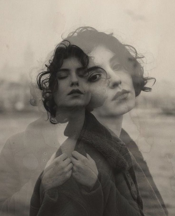 Echoes of Self: A Double Exposure Dream