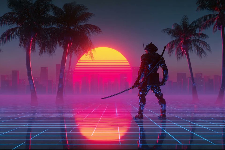 Retro-Futuristic Dreamscape