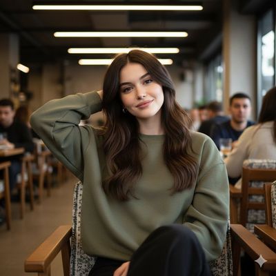 Café Comfort: A Modern Portrait