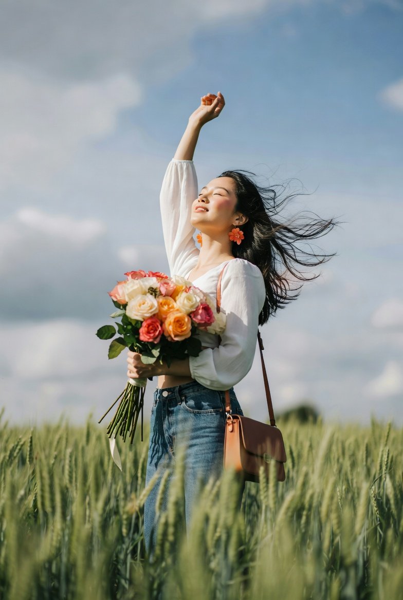 Breezy Freedom in the Wheat Fields