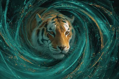 Virtual Vortex Genesis: A Digital Storm of Creation