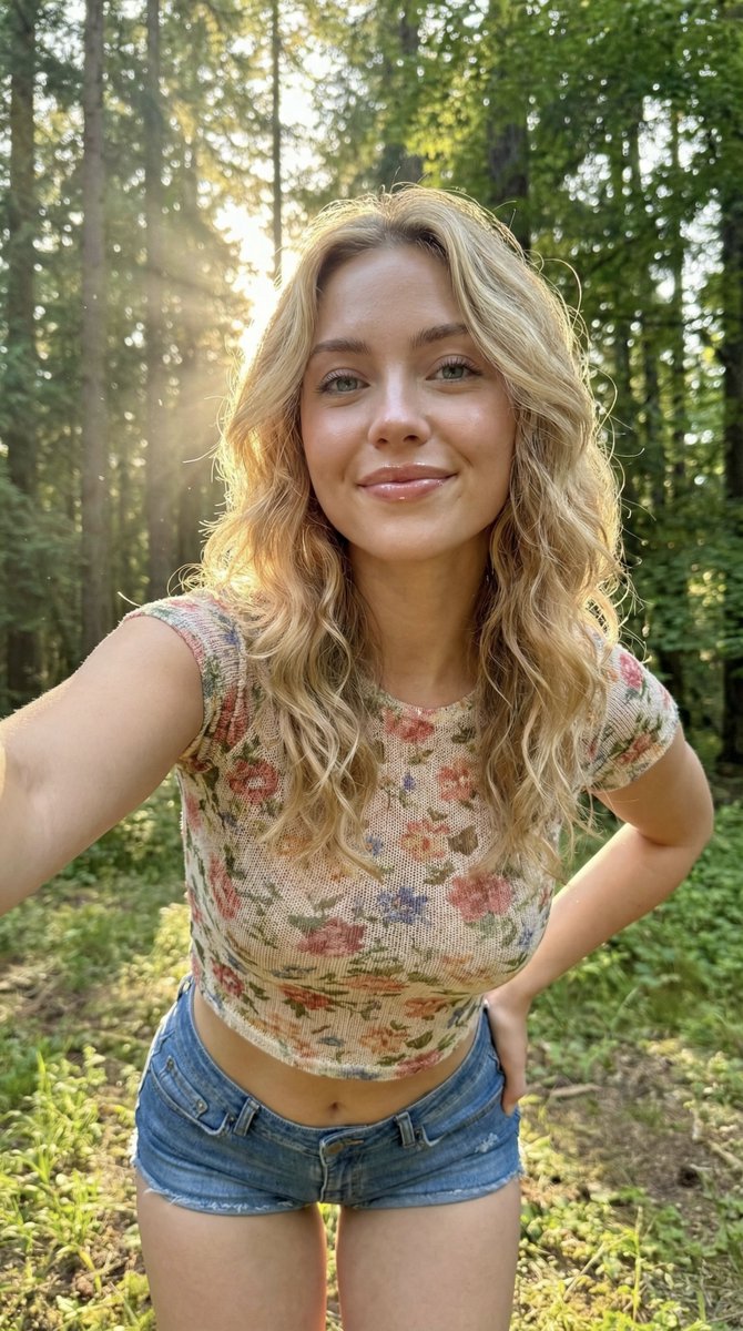 Golden Hour Mischief in the Enchanted Woods