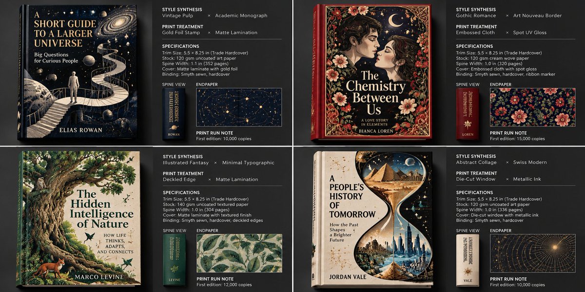 Hybrid Book Cover Melds Two Distinct Visual Styles Seamlessly
