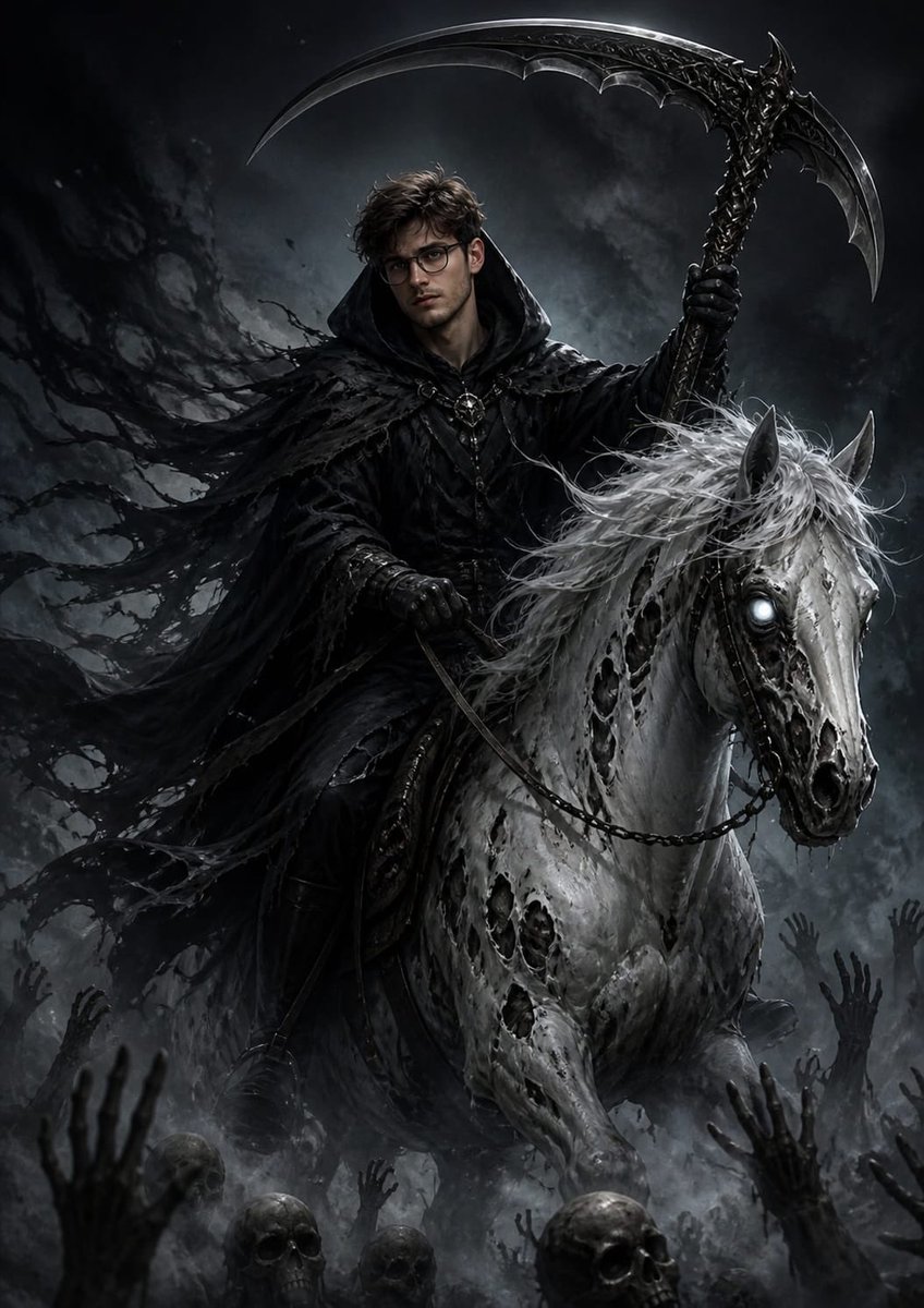 Reaper's Ride Through the Mist