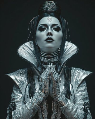Futuristic Fashion Meets High-Tech Elegance