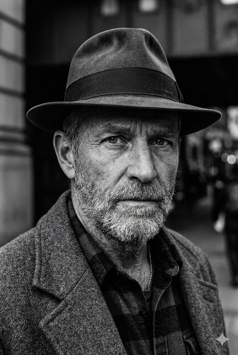 Timeless Grit: A Portrait of Strength