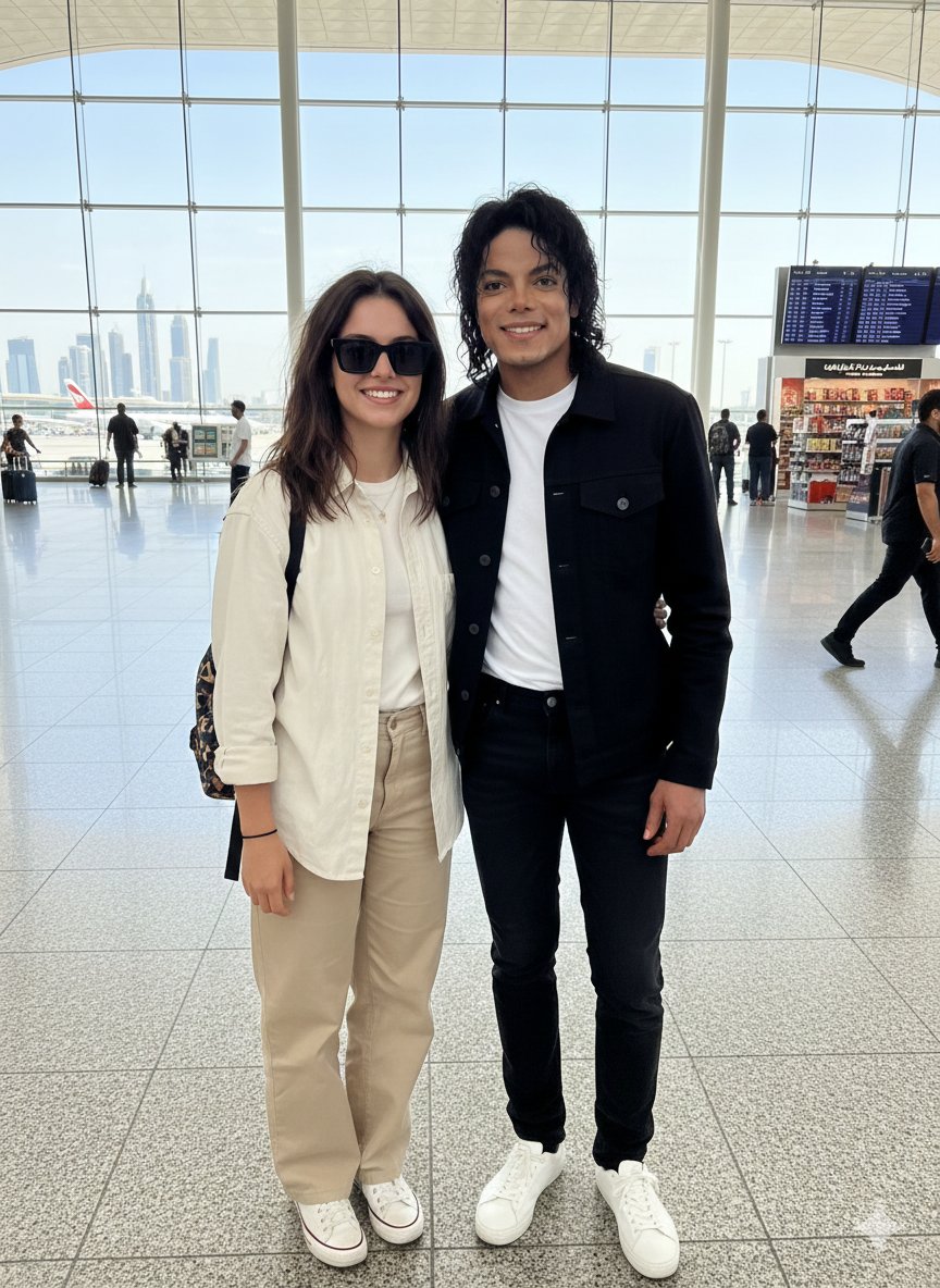 Caught in a Star-Studded Moment with MJ in Dubai! 🌟