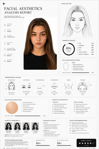 Monochrome facial symmetry analysis reveals balanced masculine proportions