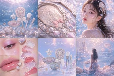 Mermaid Glow: Underwater Fantasy Beauty Campaign