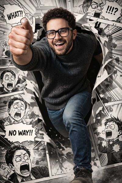 Breaking Through the Manga Frame: A Real-World Escape
