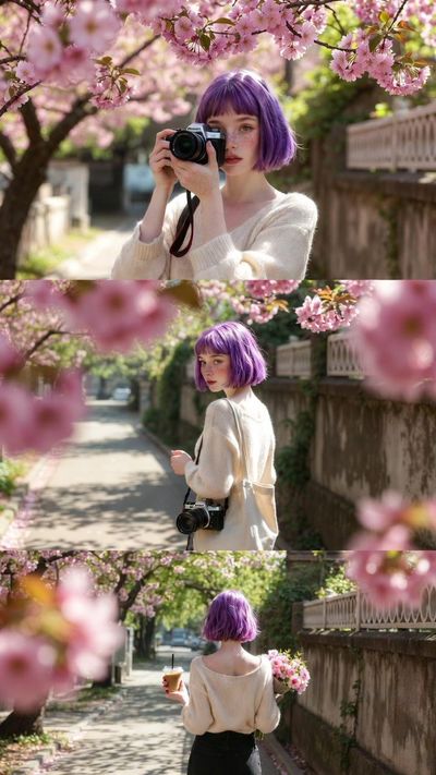 Capturing Moments: Wareen in Sakura Splendor