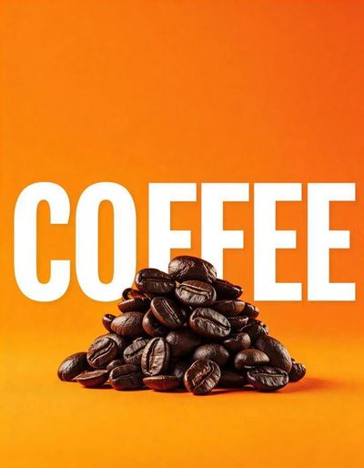 Perfectly Roasted: A Coffee Bean's Glimpse in Macro