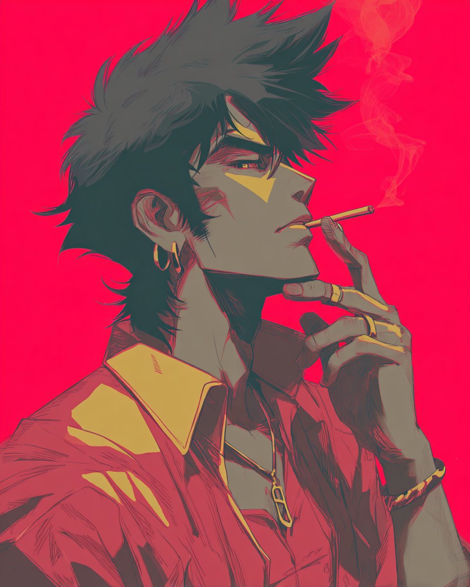 Vampire Noir Meets Retro Anime