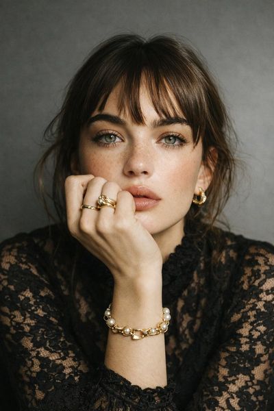 Elegance in Detail: A Portrait of Youth