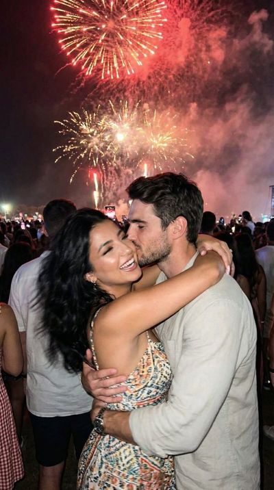 A Sparkling Festival Moment Captured in Motion