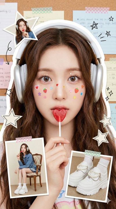 Charming Collage: A Whimsical Fashion Portrait