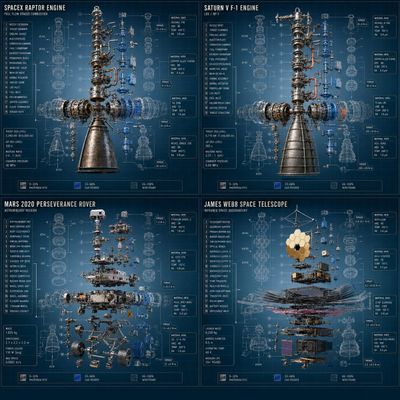 Engineering Marvels: A Technical Showcase of Space Machines