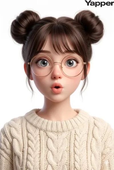 Pixar-Inspired 3D Portrait of a Young Girl with Stunning Detail