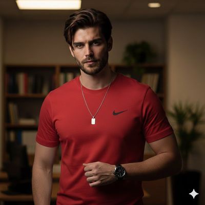 Sharp Style in a Moody Office Setting