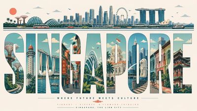 Cityscapes in Bold Typography: Explore with Elegance