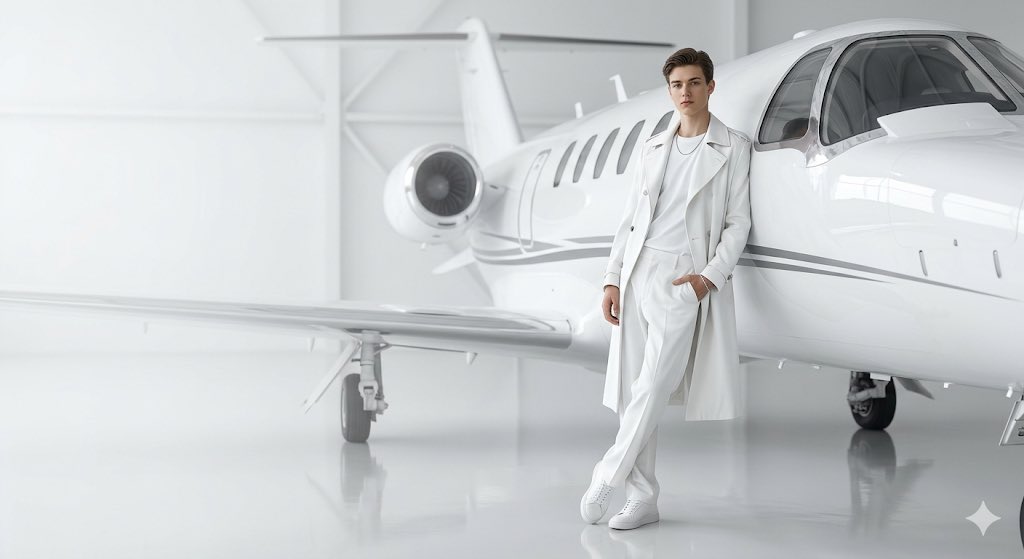 Luxury in White: A Cinematic Portrait of Modern Elegance