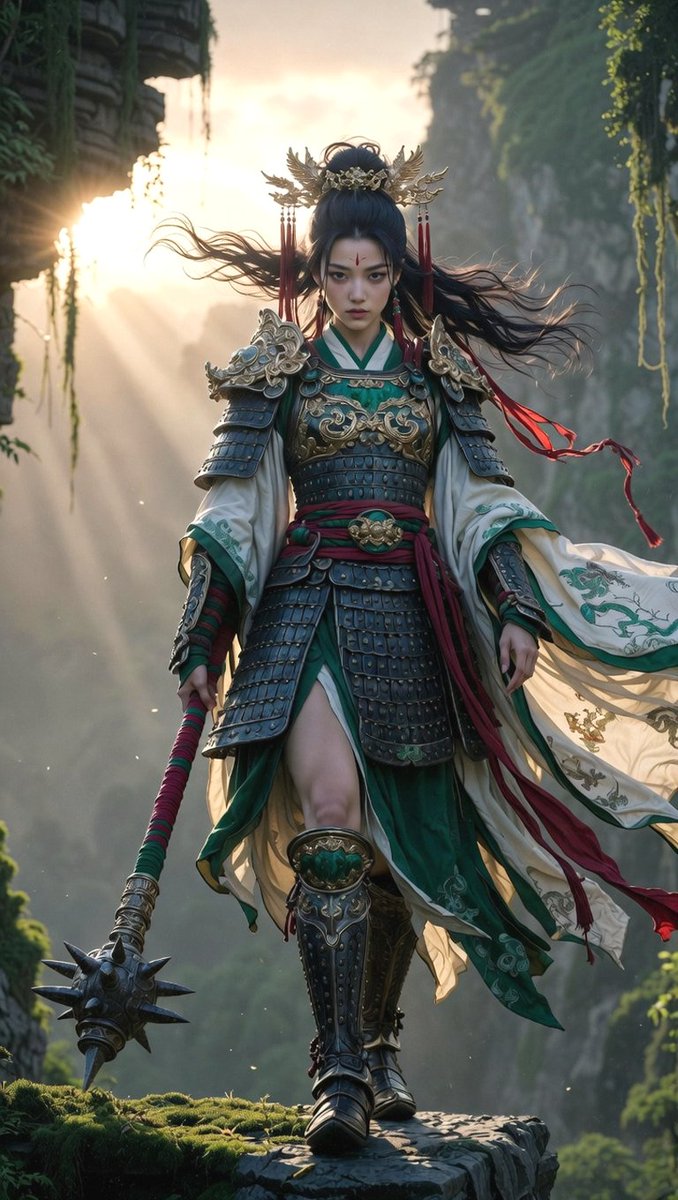 The Unyielding Warrior in Her Element
