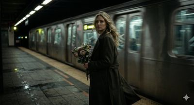 A Quiet Moment at the Subway