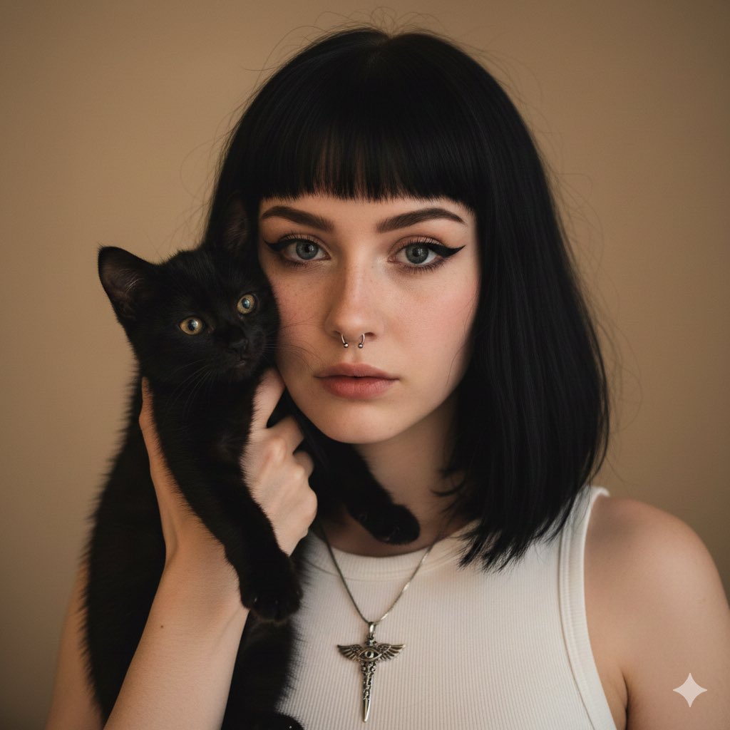 Whispers of Shadows: A Portrait of Elegance