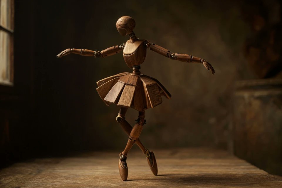 Crafted Movement: The Art of Wooden Automatons