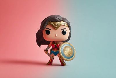 Vibrant Funko Pop Character in Playful Pose