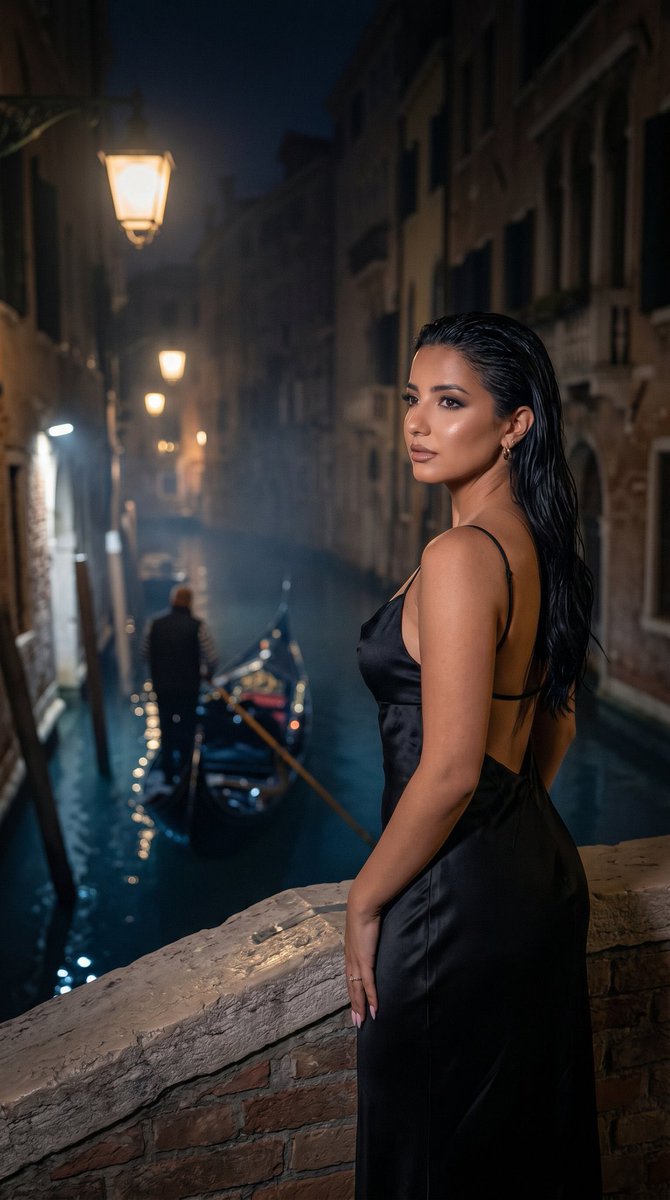 Elegance Amidst Venice's Shadows