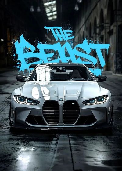 The Beast Unleashed: BMW M4 (G82) in Neon Glory
