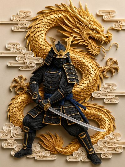 Samurai in Paper: A Warrior's Essence