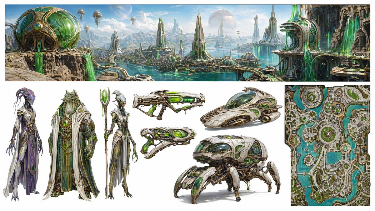 Alien World of Green Slime Technology