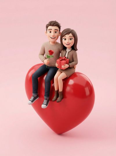 Love at First Render: A Heartfelt Moment in 3D