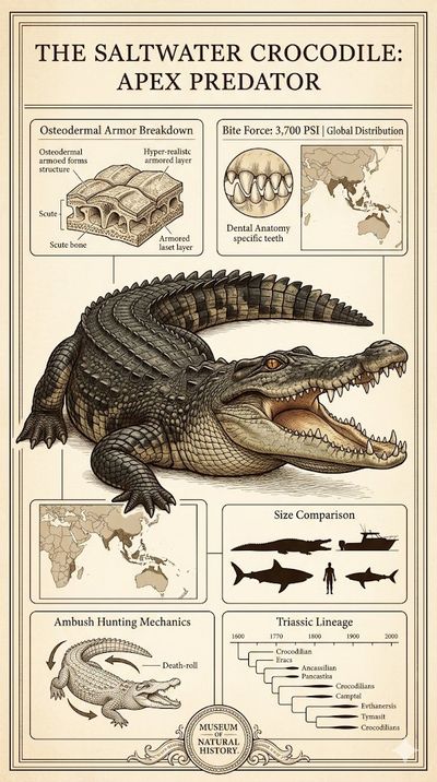 Saltwater Crocodile Museum Infographic