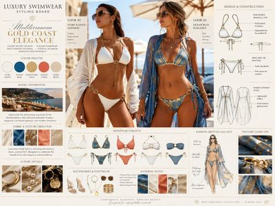 Elevate Your Intimates: AI Innerwear Set Styling Board