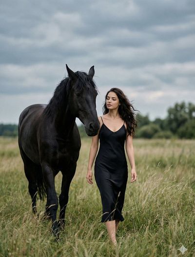 Grace in Motion: A Serene Encounter