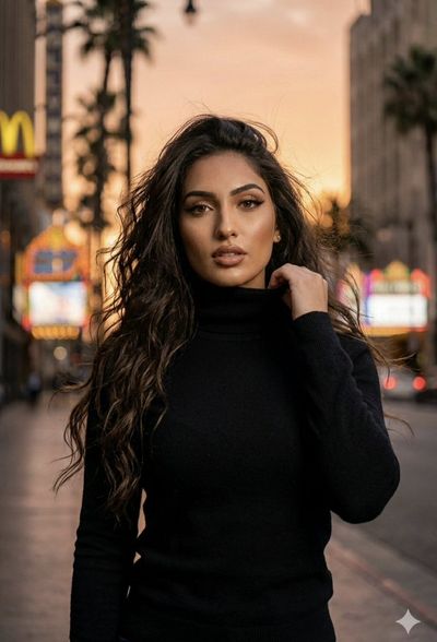 Golden Hour Elegance: Urban Chic in Cinematic Light