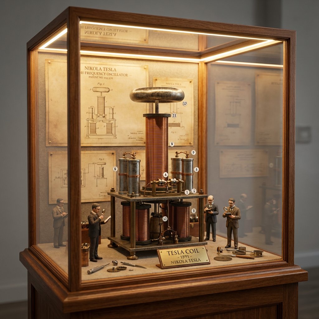Illuminated Museum Model Showcasing a Revolutionary Invention’s Inner Workings