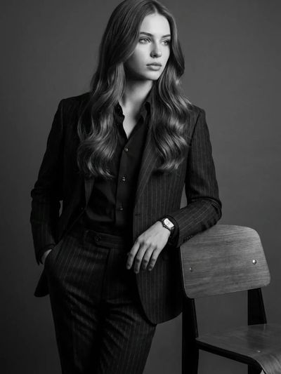 Timeless Elegance: A Portrait in Black and White