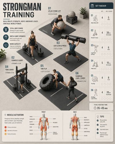 Precision Strongman Training Station Visualization