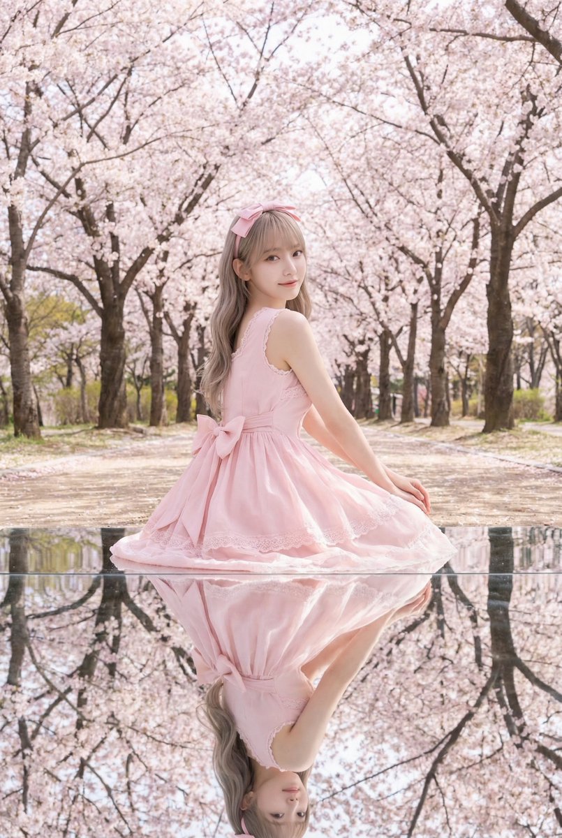 Sakura Dreams: A Surreal Spring Reflection
