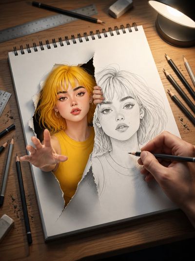 Artistry Unbound: The Girl From the Page