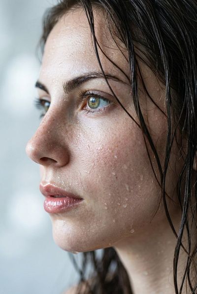 Intimate Wet Close-Up of Woman with Nano Banana 2