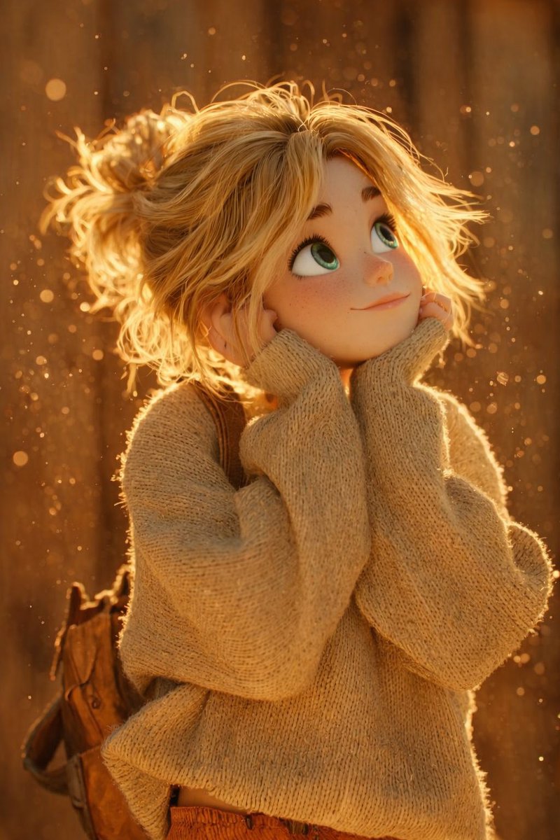 Golden Hour Whimsy: A Cozy Autumn Dream