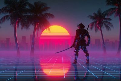 Retro-Futuristic Dreamscape