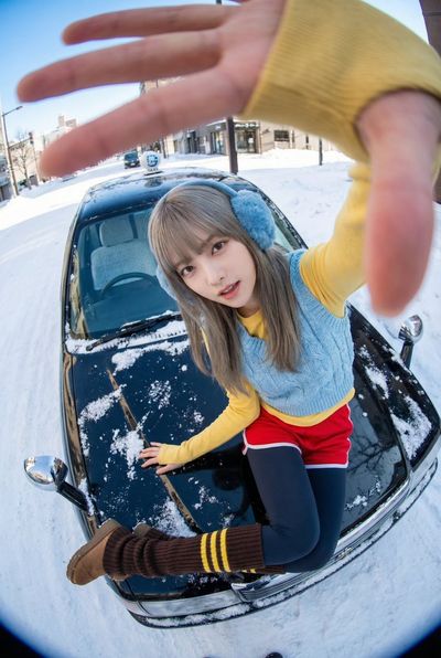 Y2K Fashion in a Snowy Wonderland